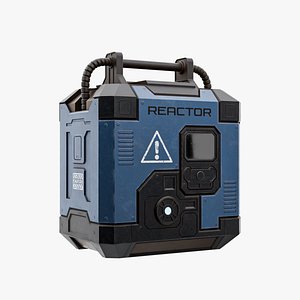 Sci-Fi Reactor - Sci-Fi Generator Low-poly 3D model