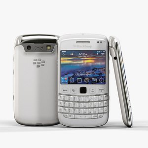 3d model low-poly blackberry bold 9790