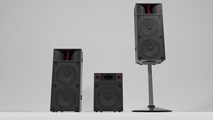 loudspeaker blender speakers 3D model