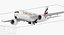 Modelo 3D do Airbus A350-800 Emirates Air Line