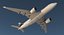 Modelo 3D do Airbus A350-800 Emirates Air Line