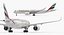 Modelo 3D do Airbus A350-800 Emirates Air Line