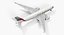 Modelo 3D do Airbus A350-800 Emirates Air Line
