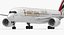 Modelo 3D do Airbus A350-800 Emirates Air Line