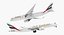 Modelo 3D do Airbus A350-800 Emirates Air Line