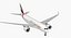 Modelo 3D do Airbus A350-800 Emirates Air Line