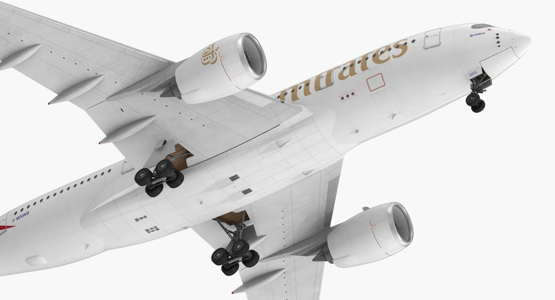 airbus a350-800 emirates air 3D model https://p.turbosquid.com/ts-thumb/0Y/8zOiqp/dCfYMKTv/airbusa350800emiratesairlineriggedmb3dmodel046/jpg/1492150300/1920x1080/fit_q87/442fead1e5d9ae3f589d2b3124dde675b9f31366/airbusa350800emiratesairlineriggedmb3dmodel046.jpg