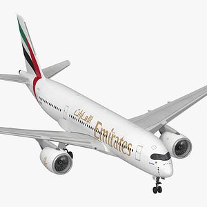 airbus a350-800 emirates air 3D model