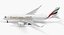 Modelo 3D do Airbus A350-800 Emirates Air Line