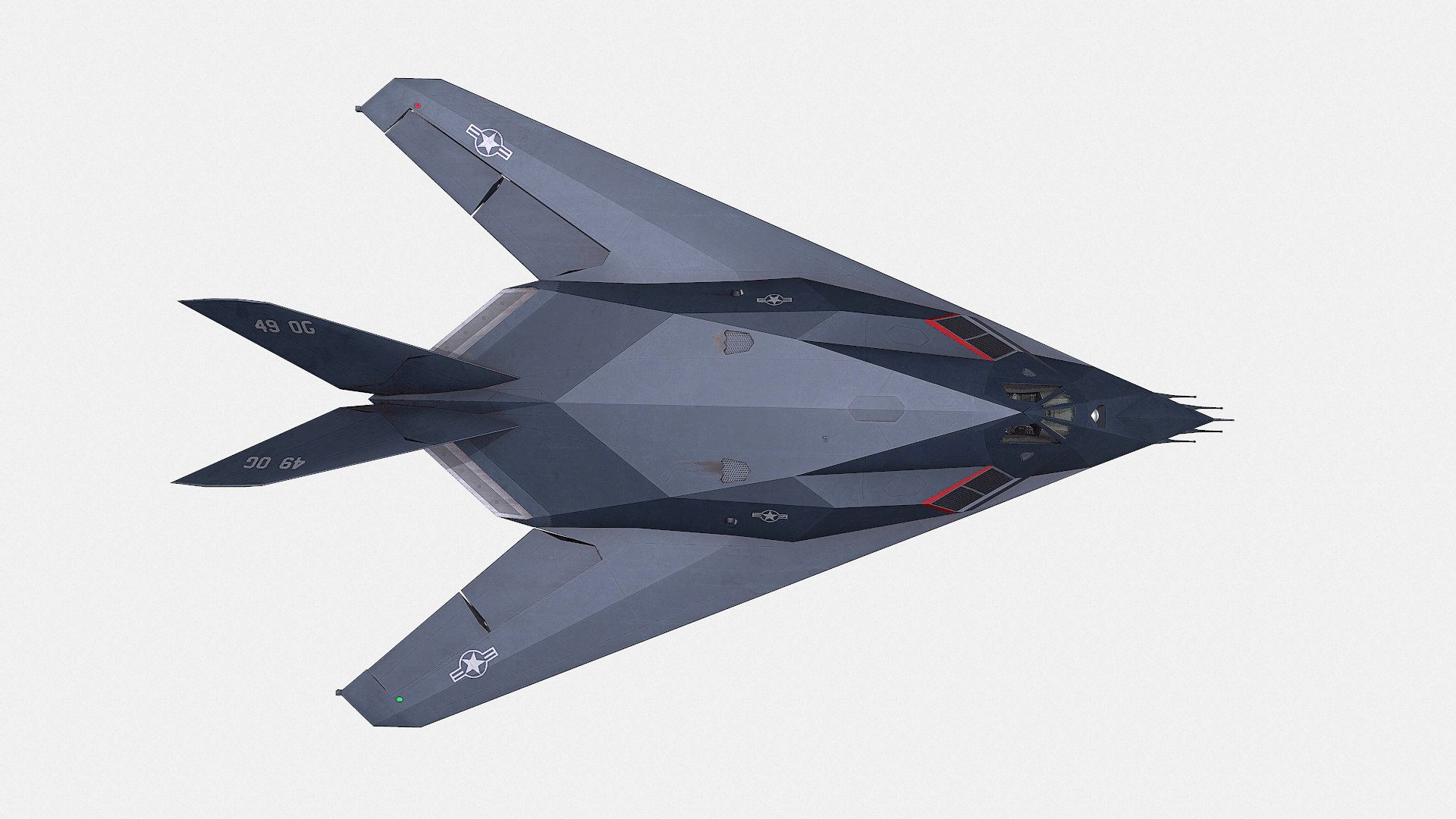 3D f-117 jet https://p.turbosquid.com/ts-thumb/0Y/9a9sVC/EFcfcyQF/screenshot005/png/1607866172/1920x1080/fit_q87/416b97286a66e4c4f8096593ce84676b03a29d19/screenshot005.jpg