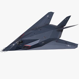 Lockheed F-117 Nighthawk Low-poly
