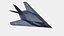 Lockheed F-117 Nighthawk Low-poly