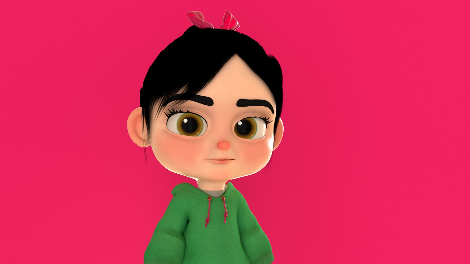 Vanellope - Character from Wreck-It Ralph 3D https://p.turbosquid.com/ts-thumb/0Y/BhW82L/8s/vanellopefinal3/jpg/1684860559/1920x1080/fit_q87/2032f62869746eaa4e9ff87ec4db281cef0e7efc/vanellopefinal3.jpg