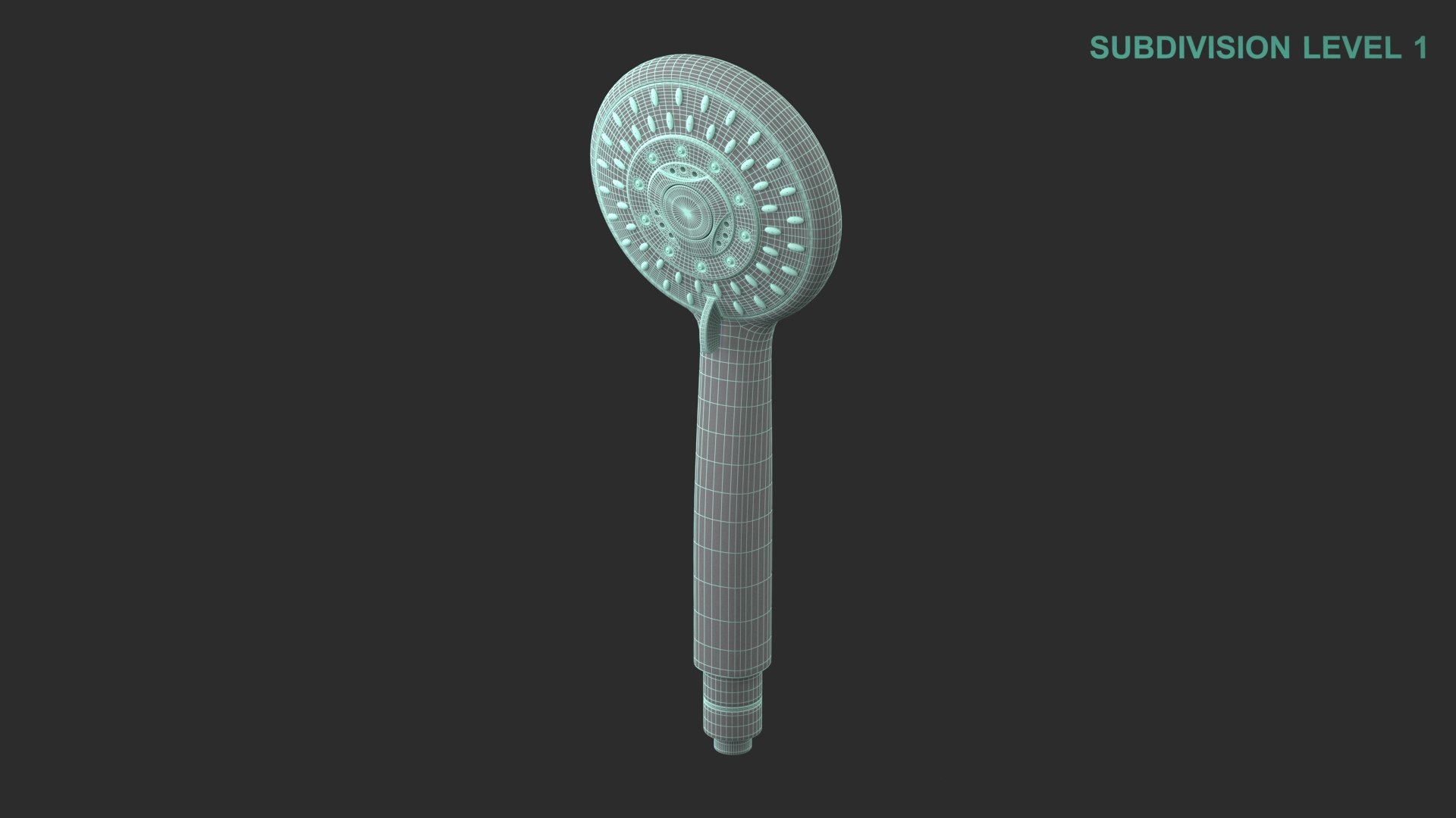 Shower Head 3D model https://p.turbosquid.com/ts-thumb/0Y/FrE4mz/vo/wireframe0004/jpg/1664345071/1920x1080/fit_q87/f43e73e30d22cc8cf3722e295da5d4e5005afdbd/wireframe0004.jpg