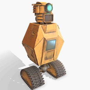 3D ready robot pbr model