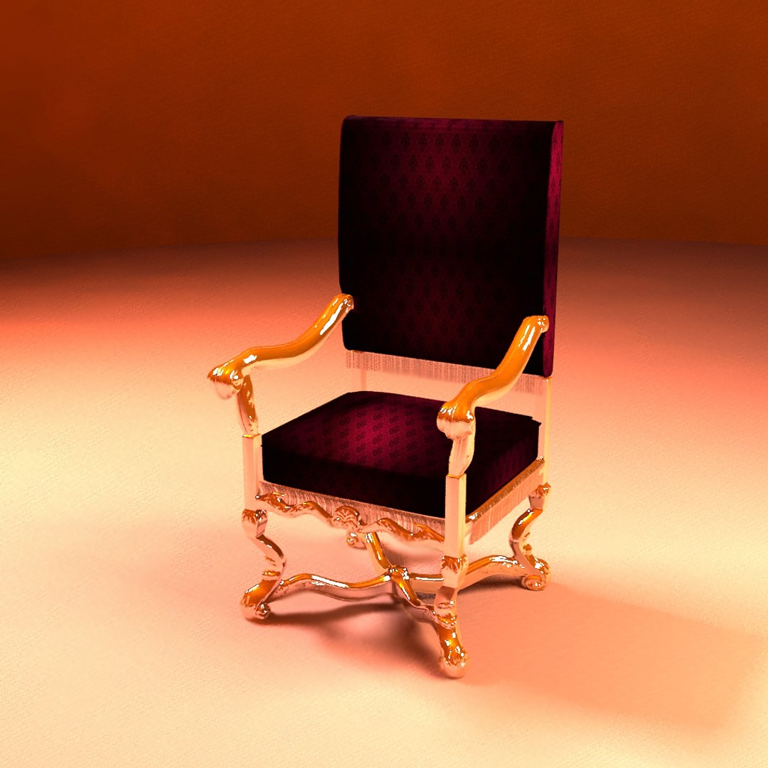 3d Throne Model
