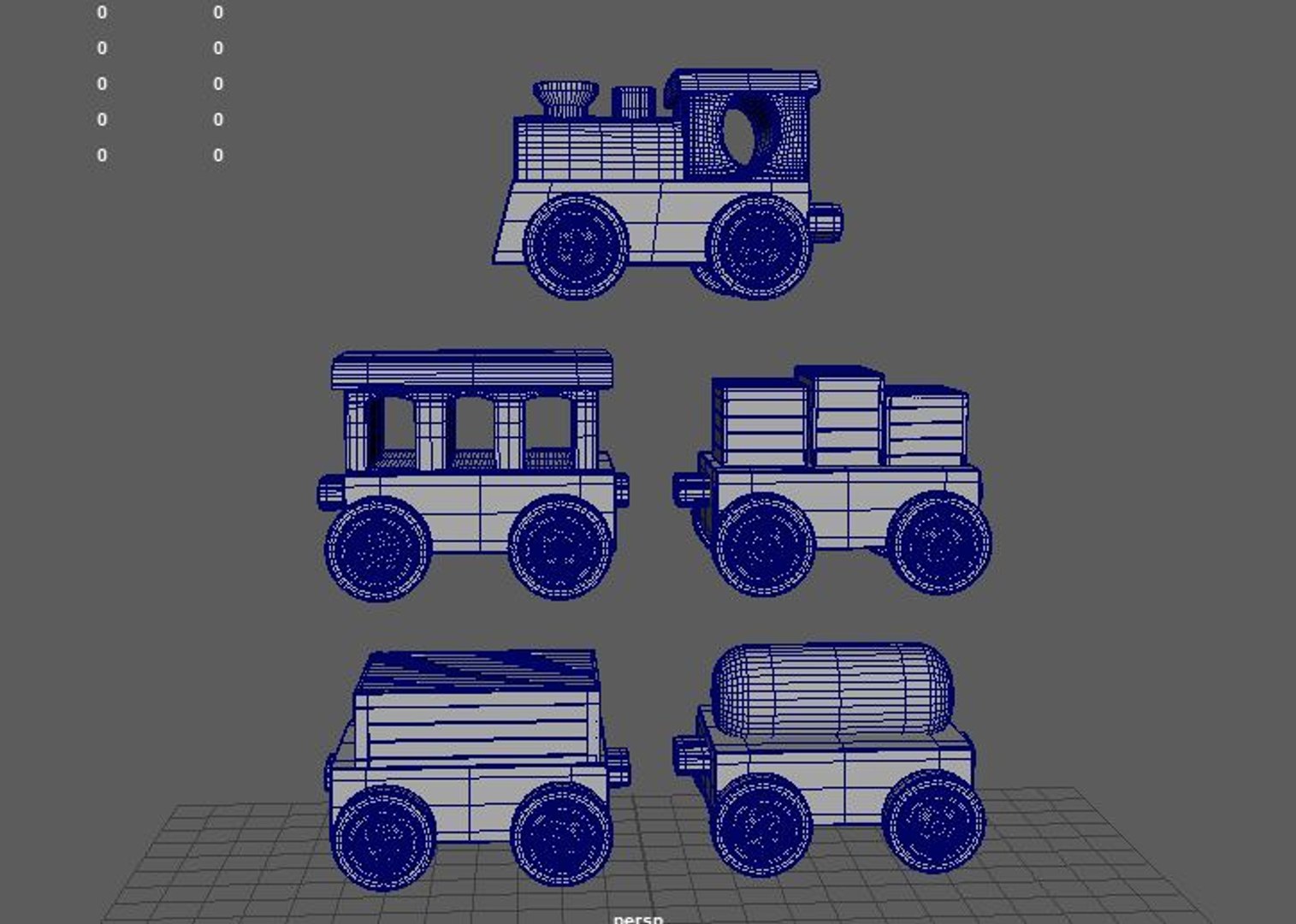 Toy Train 3D Model 3D Model - TurboSquid 2362088