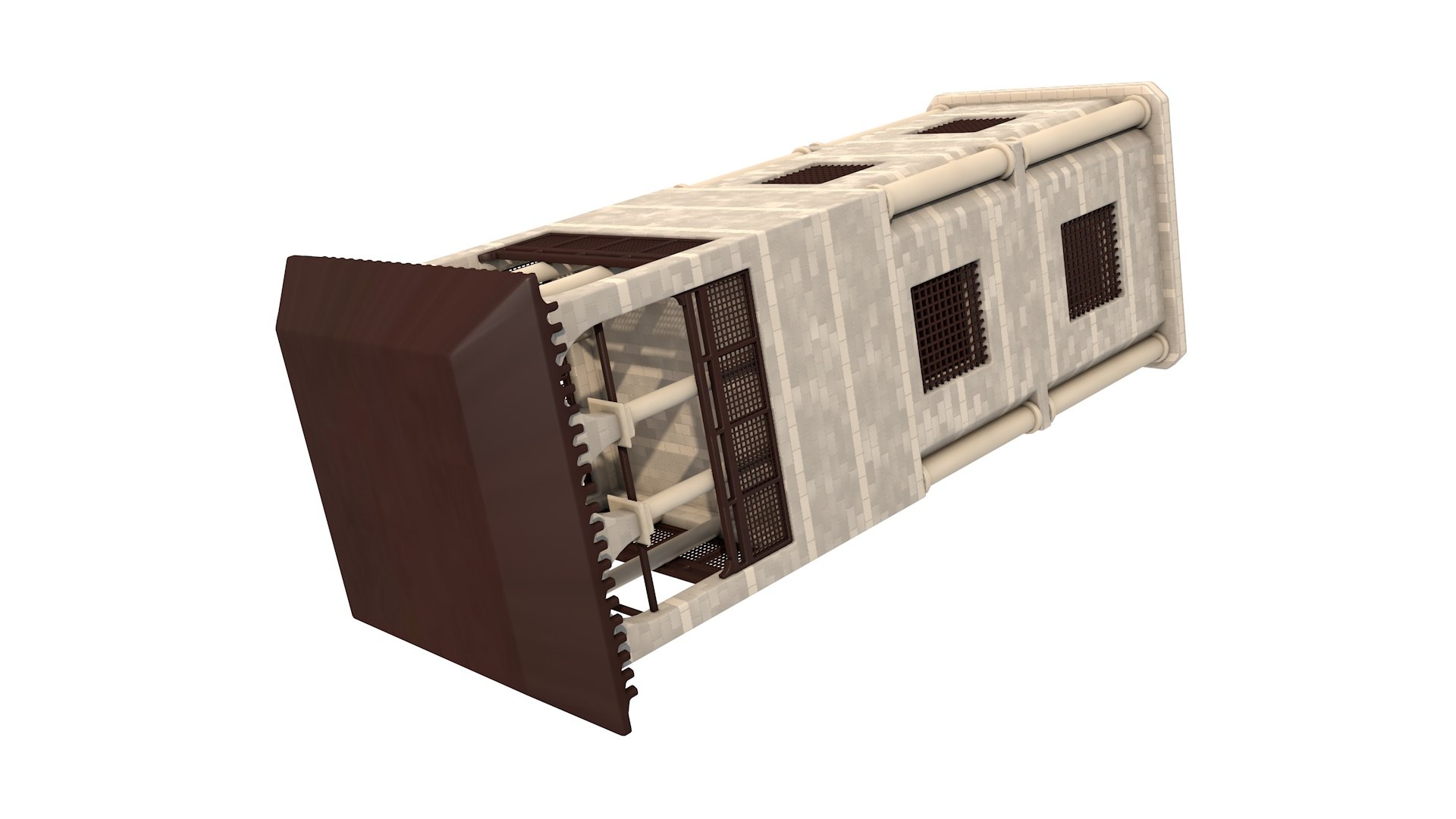 3D Model Islamic Tower Building - TurboSquid 2385344