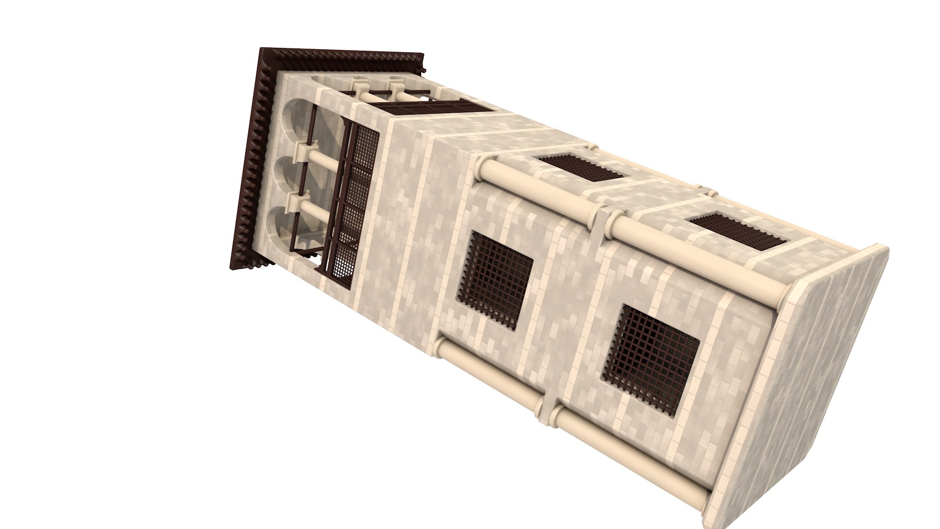 3D Model Islamic Tower Building - TurboSquid 2385344