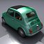 fiat 500 3d model