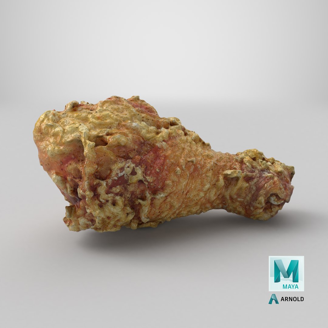 3D Fried Chicken Leg model https://p.turbosquid.com/ts-thumb/0Y/SmqkOR/pB/stemcell_maya_arnold_render/png/1728672529/1920x1080/fit_q87/c46c18522f247d0ee8b9a2c698584d01f5d5ba81/stemcell_maya_arnold_render.jpg