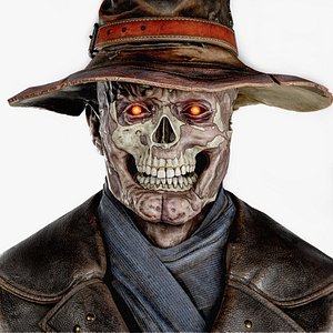 zombie sheriff 3D model