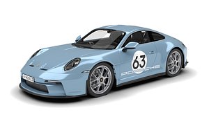 Porsche 911 S-T 2024 3d model
