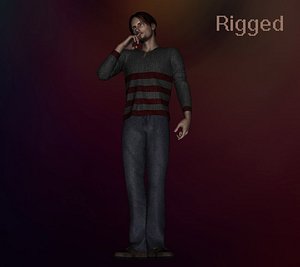 human man 3d model