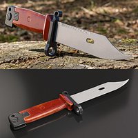 Soviet Bayonet Knife Sawback Blade Game Ready