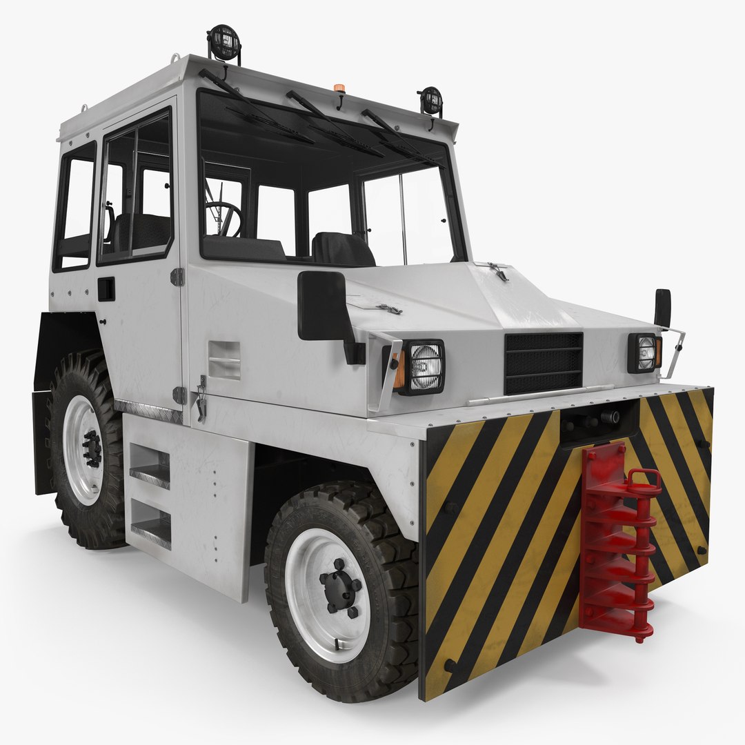 Airport Tug Hallam HE50 3D Model preview