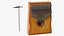 3D Kalimba of Maple Wood