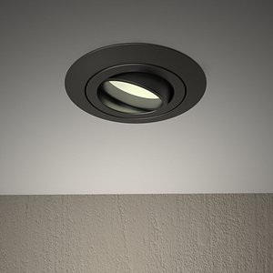 3D model ceiling spot light fixture