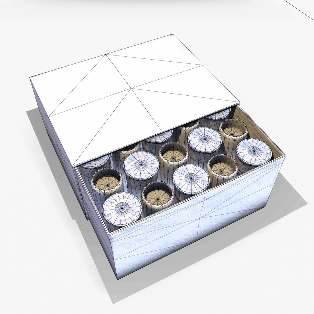 3D Model Cartridges Box Pbr - TurboSquid 1315477