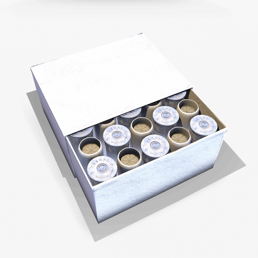 3D Model Cartridges Box Pbr - TurboSquid 1315477