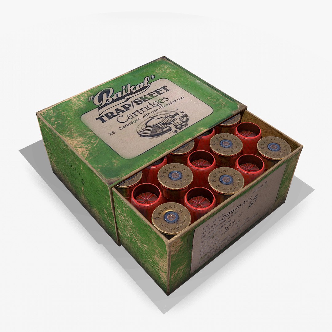 3D Model Cartridges Box Pbr - TurboSquid 1315477