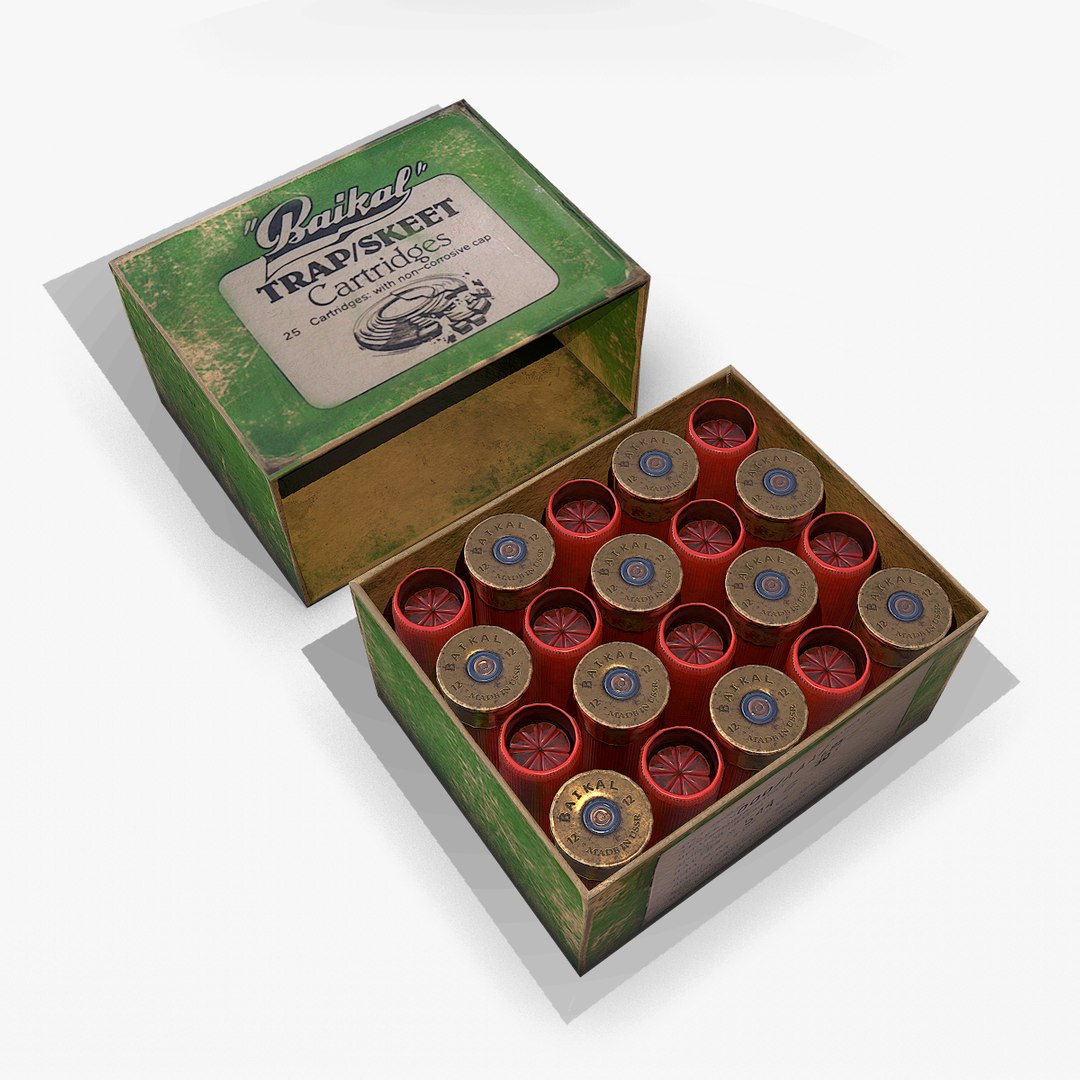 3D Model Cartridges Box Pbr - TurboSquid 1315477