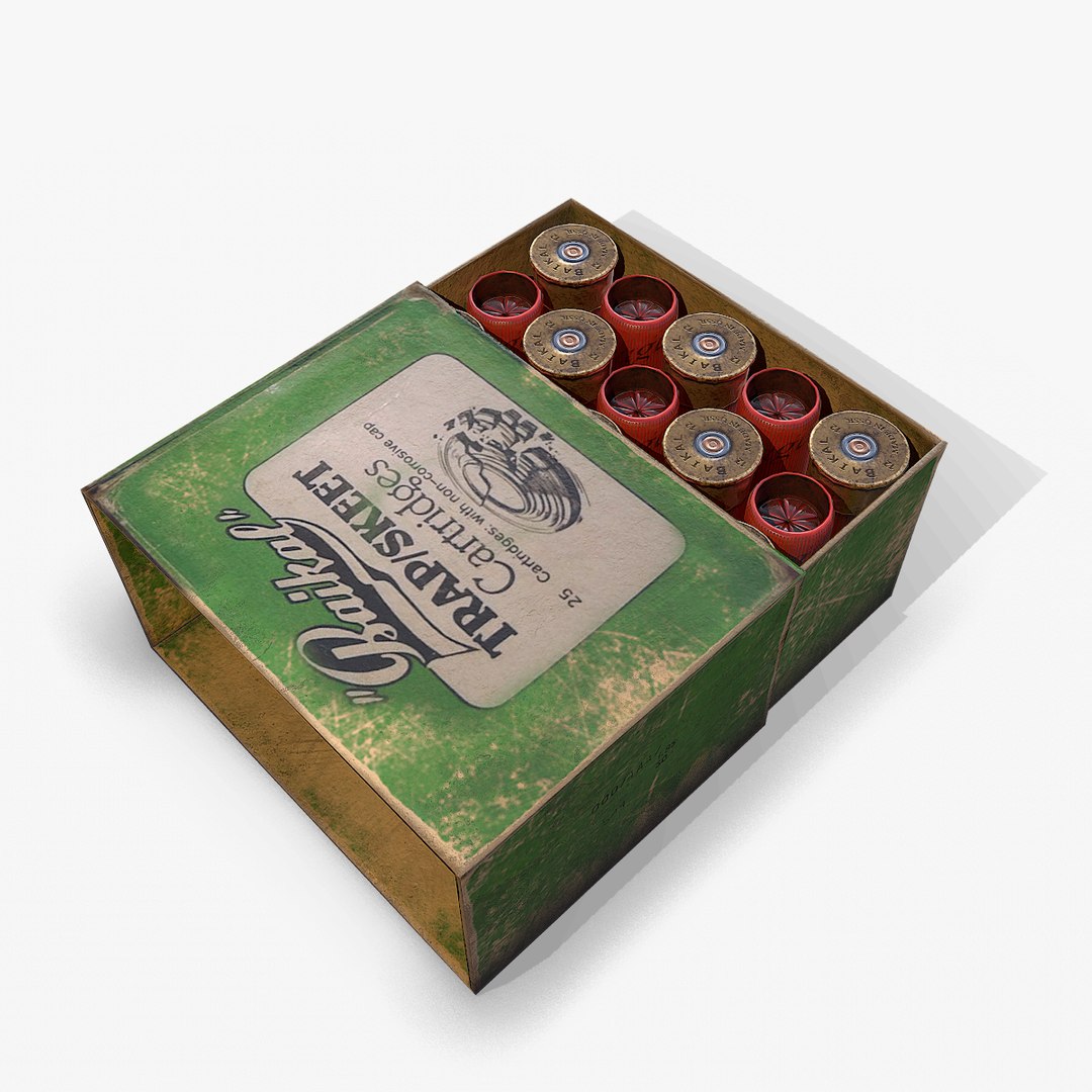3D Model Cartridges Box Pbr - TurboSquid 1315477