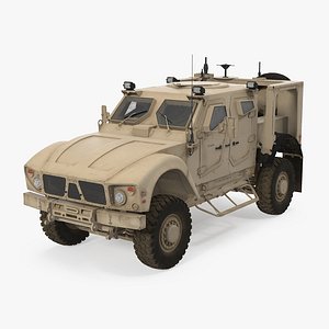 3D oshkosh m-atv resistant ambush model