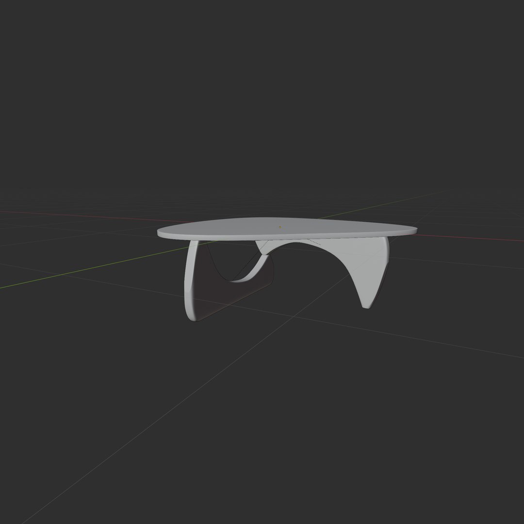 Noguchi Table 3D Model - TurboSquid 1769907