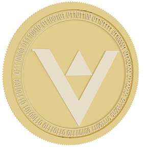 vinci gold coin 3D model