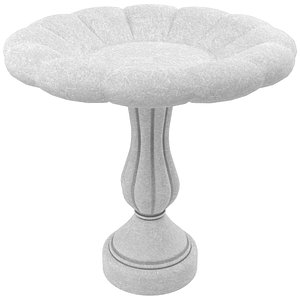 3D bird bath 3