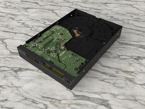 3D hdd western digital model