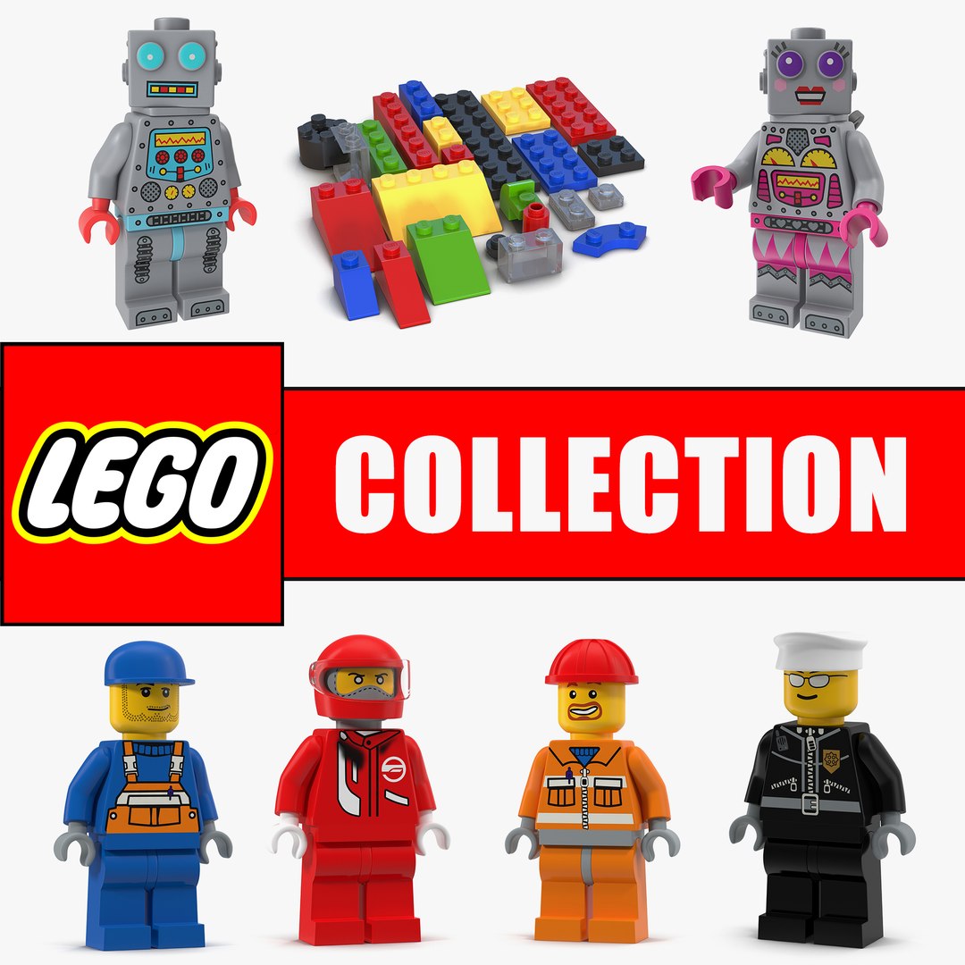 Lego 3D Models Collection 2 3D model preview