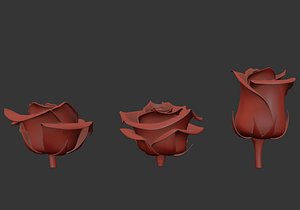 roses printable 3D model