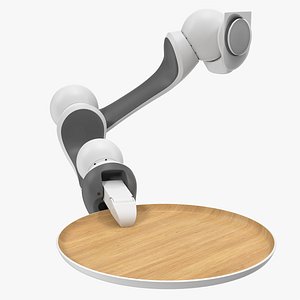 3D model 4 arm tray careobot
