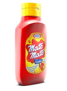 3d c4d ketchup bottle