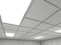 Ceiling Tiles 3D 1 - Office Ceiling Tiles - 3ds max 2010 mental ray - PROCEDURAL