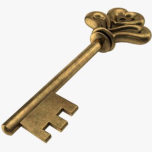 Old Key v2 3D model