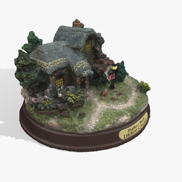 free fbx model small miniature house