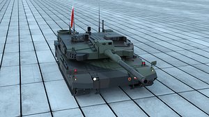 K2 PL ver 2 7 wheels 3DS MAX 2022 3D